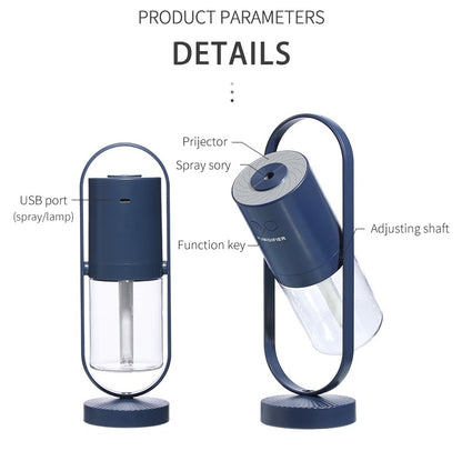 Air Humidifier For Home With Projection Night Lights