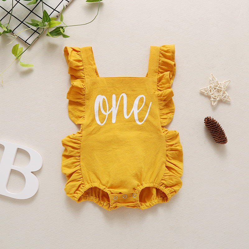 Infant Multicolor Bellyband Jumpsuit Romper