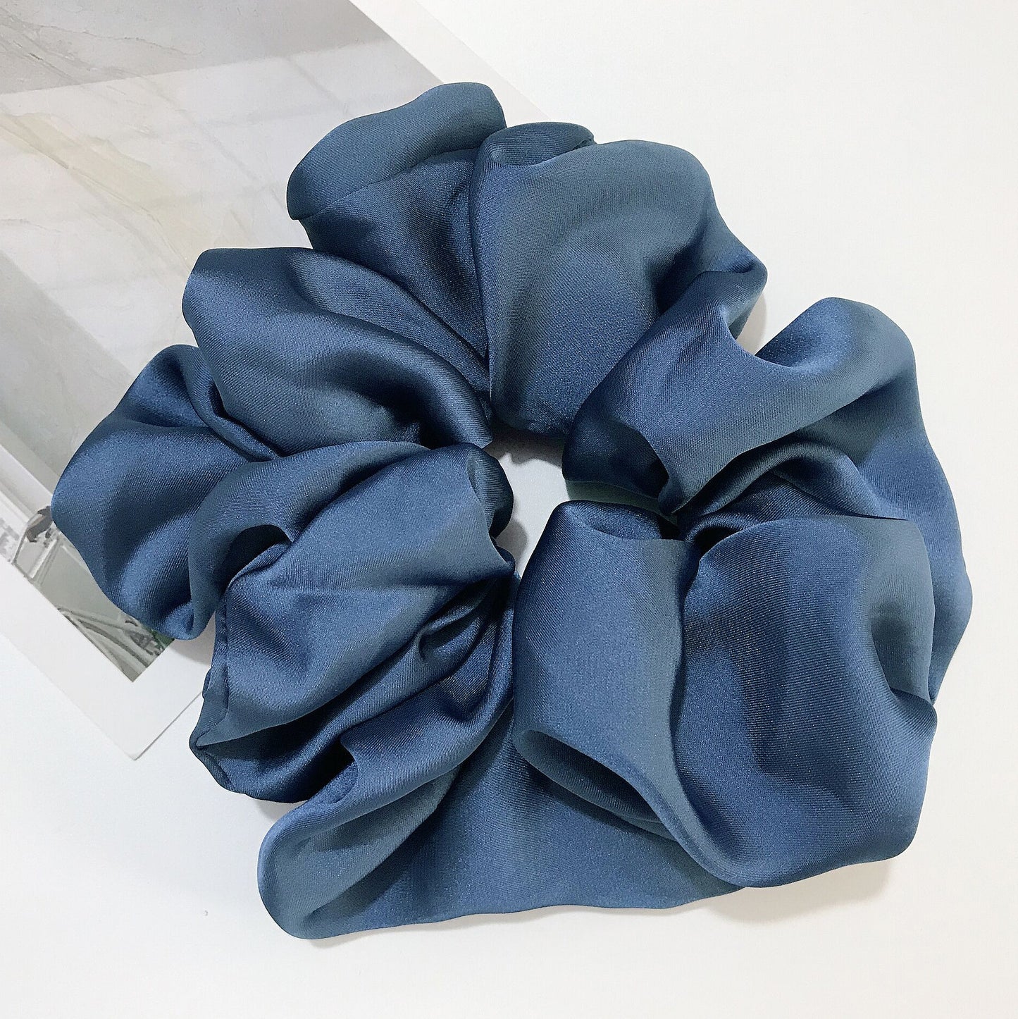 Smooth Satin Large Intestine Circle Hair Tie