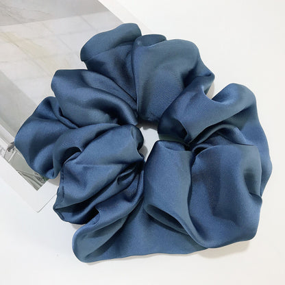 Smooth Satin Large Intestine Circle Hair Tie
