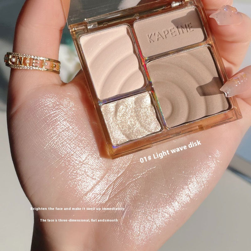Four Colors Matte Brightening Highlight Eyeshadow