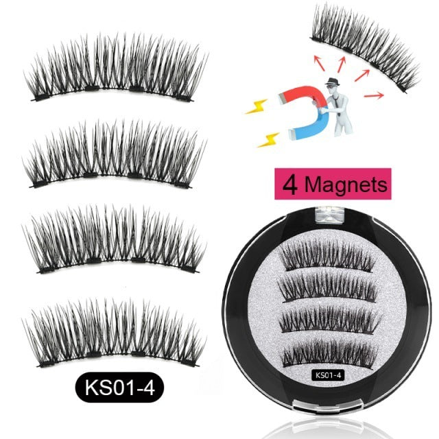Natural Magnetic Eyelash With Clip Sleeve