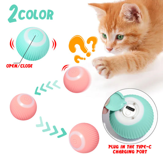 Gravity Intelligent Rolling Ball For Cats
