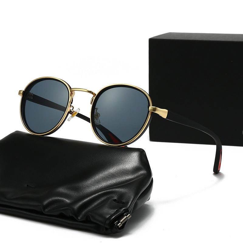 Women's Simple All-match Vintage Round Frame Sunglasses