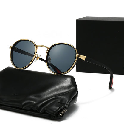 Women's Simple All-match Vintage Round Frame Sunglasses