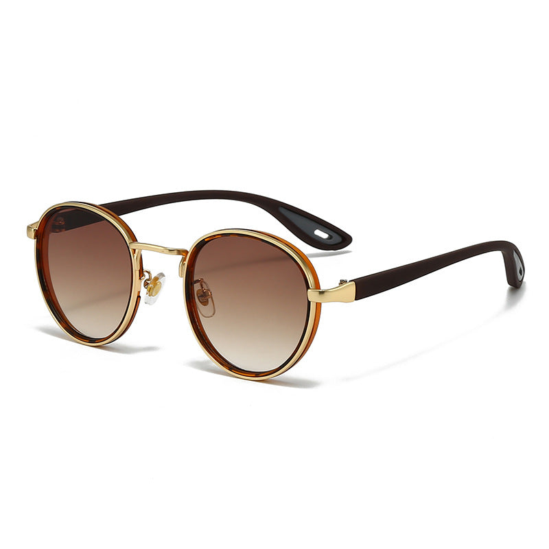 Women's Simple All-match Vintage Round Frame Sunglasses