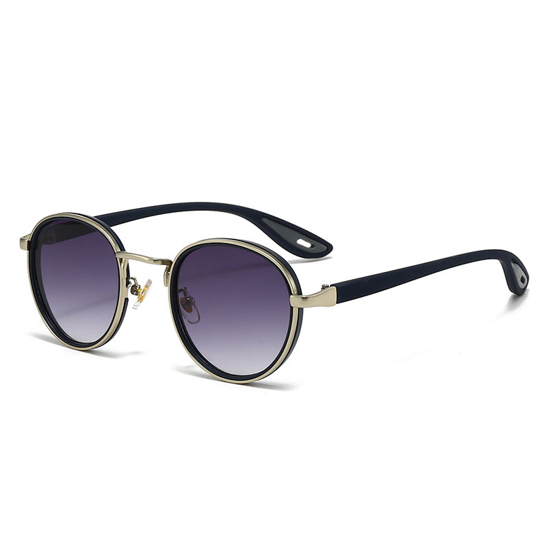 Women's Simple All-match Vintage Round Frame Sunglasses