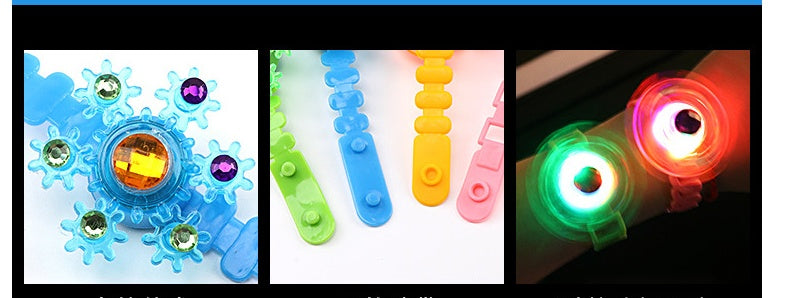 Luminous LED Light Fidget Spinner Bracelet