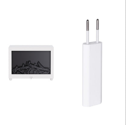 3D Flame Effect Essential Oil Humidifier with Colorful LED Light & Large Mist Output