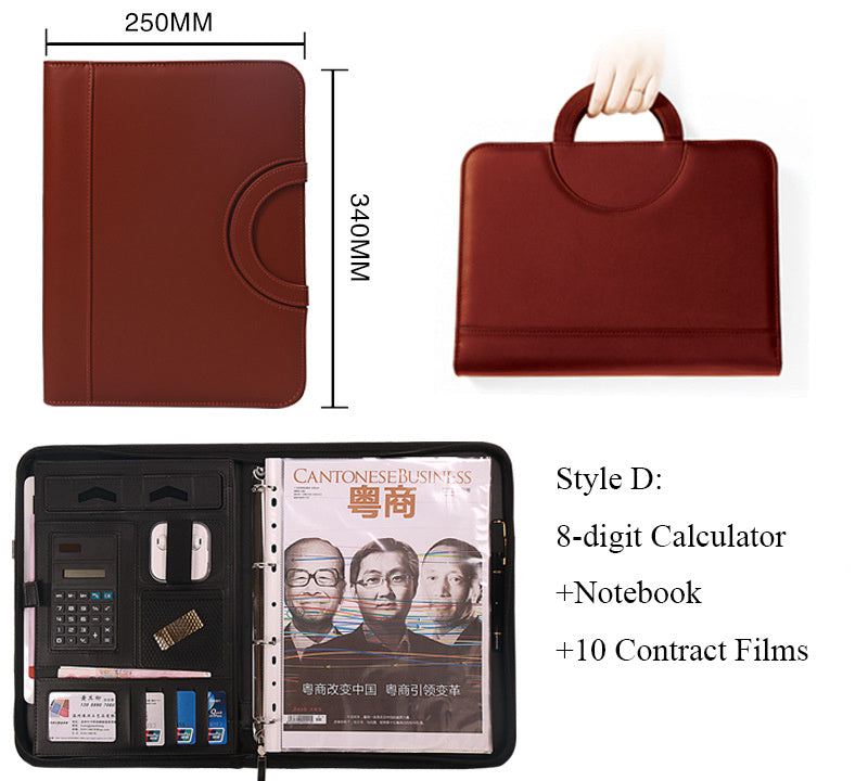 A4 Multifunctional Portable Zipper Bag