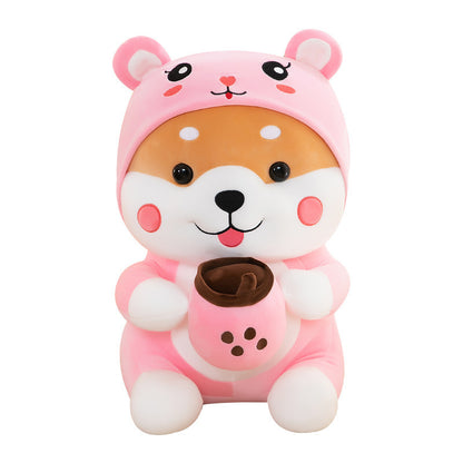 Transformation Plush Milk Tea Dog