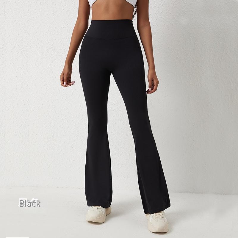 High Waisted Hip Lifting And Wide Leg Fitness Pants