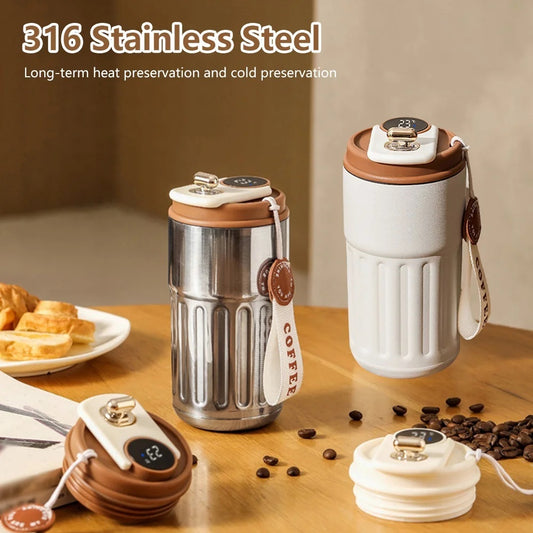 Smart Digital Thermal Stainless Coffee Mug