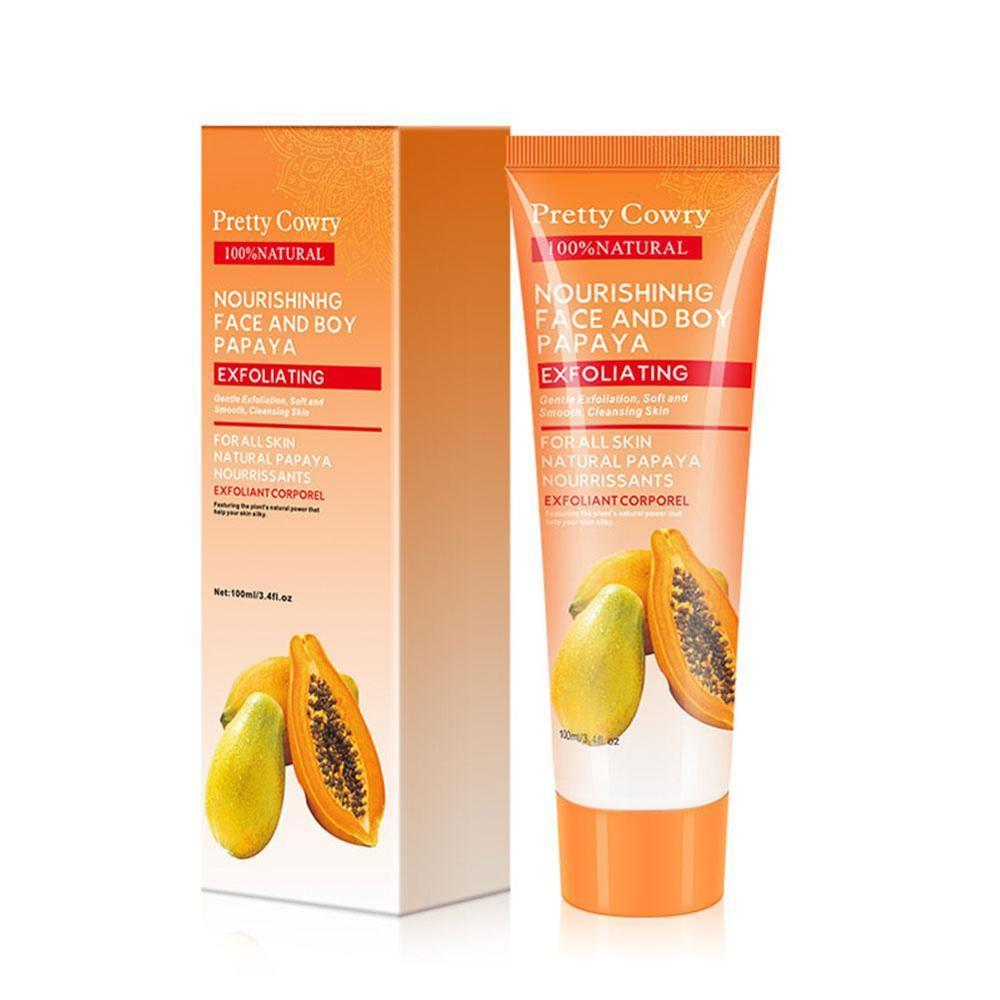 Cucumber, Coconut, Papaya Facial Exfoliating Gel Cream