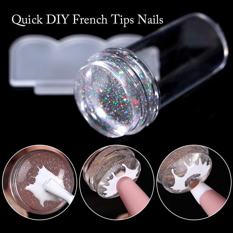 Quick DYI French Tips Nails