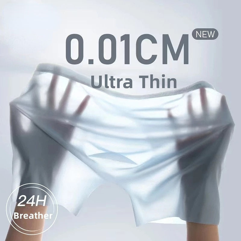 3D pocket Light and translucent Boxer Shorts For Men