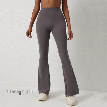 High Waisted Hip Lifting And Wide Leg Fitness Pants