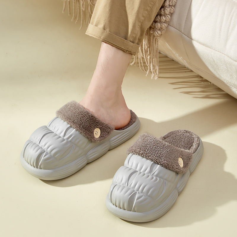 Waterproof, Non-Slip, Fluffy And Fuzzy Indoor Slippers