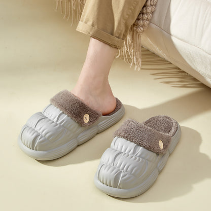 Waterproof, Non-Slip, Fluffy And Fuzzy Indoor Slippers