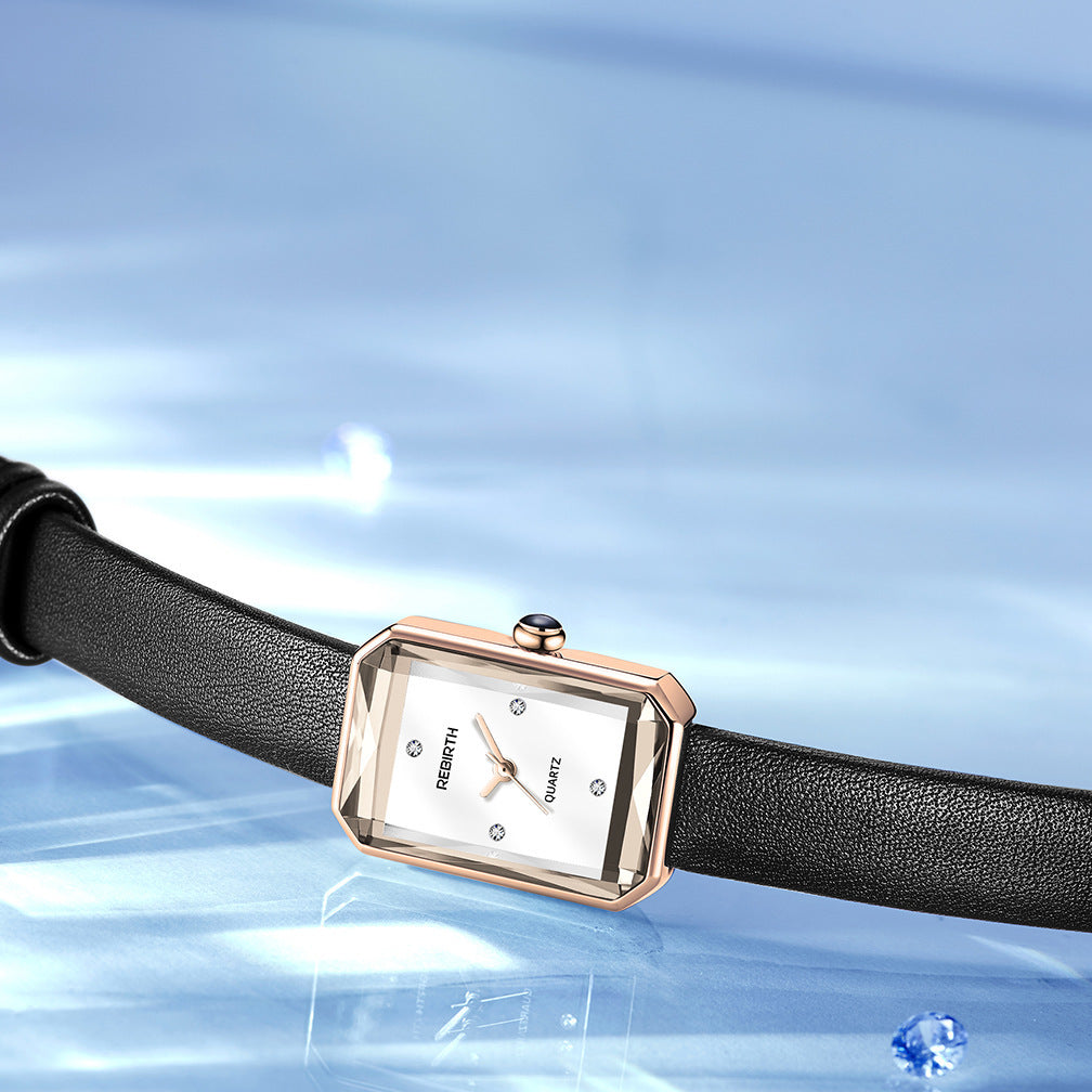 Square Diamond Belt Artistic Exquisite Quartz Watch