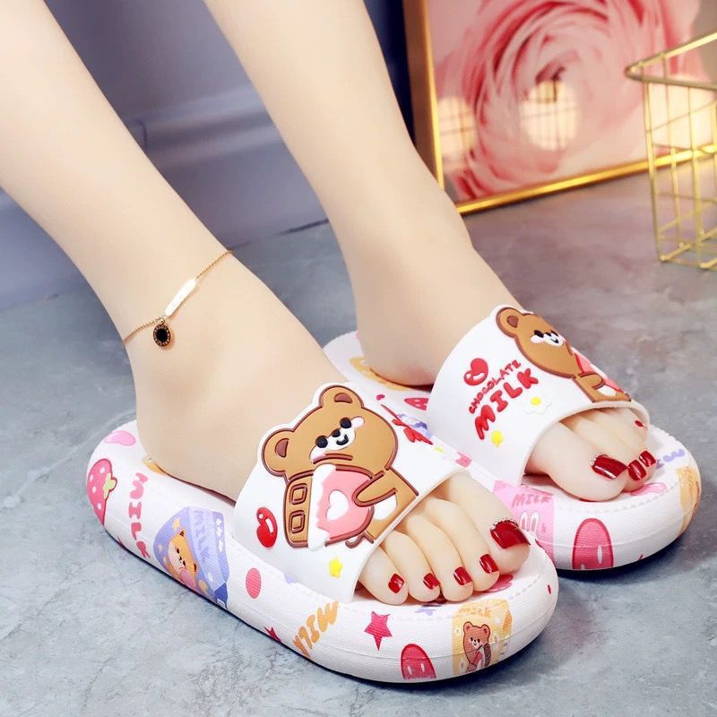 Cartoon Non-slip Soft Bottom Thick Flip Flops