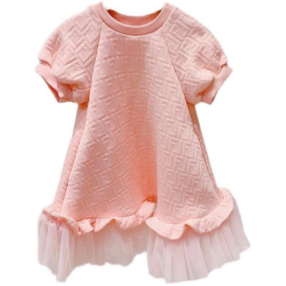 Mesh Short Sleeve Dress
