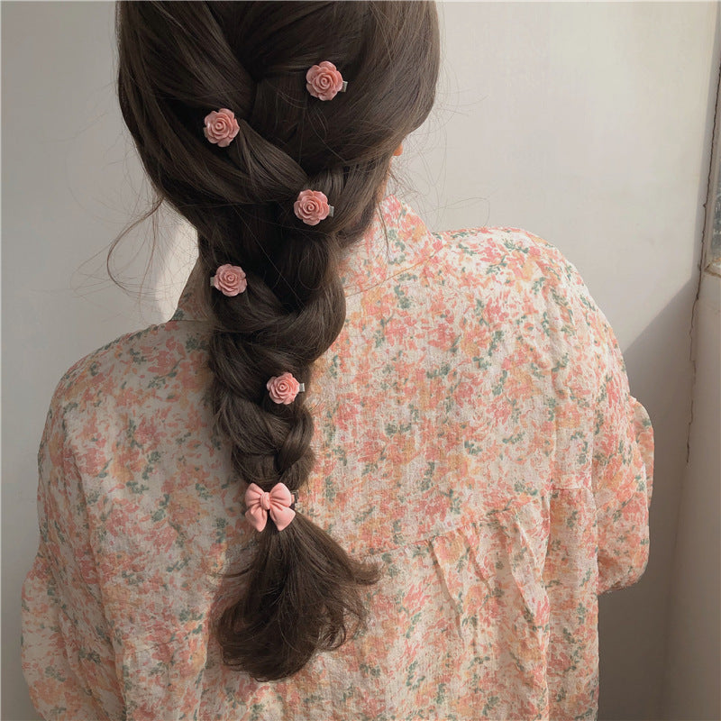 Soft Girl Cute Series Peach Hair Clip