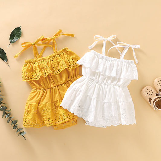 European And American Baby One Piece Sling Romper