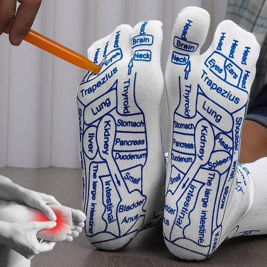 Massage Relieve Tired Feet  Acupressure Foot Massager Reflexology Socks