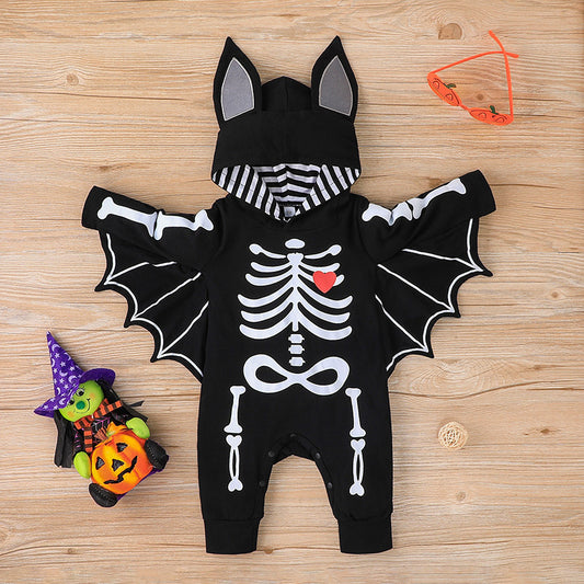 Halloween Bat One-piece Baby Rompers Suit