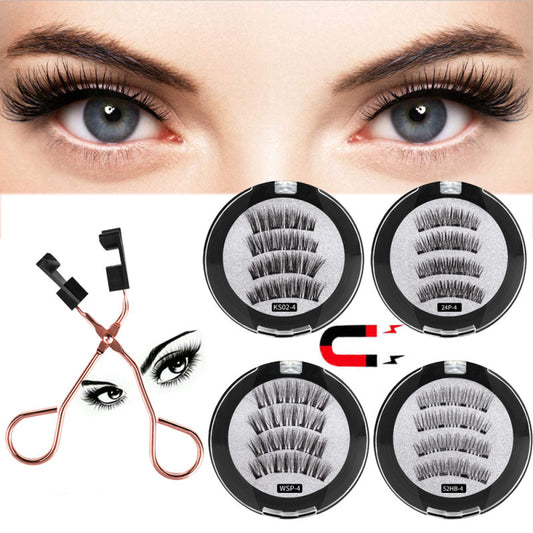Natural Magnetic Eyelash With Clip Sleeve