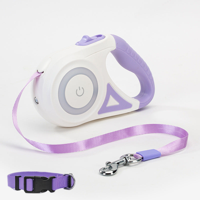 Retractable Dog Leash And Dog Collar