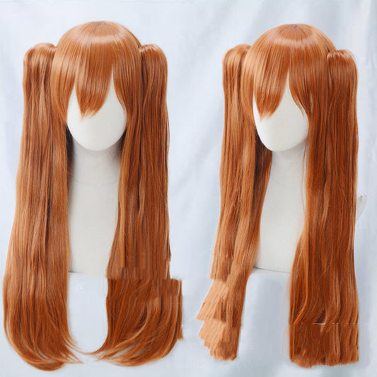 Double Ponytail Split Cosplay Silk Wig