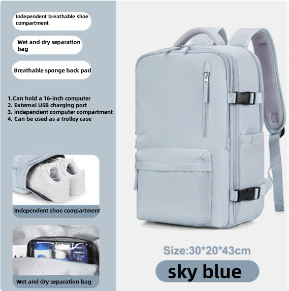 Breathable And Waterproof Large Capacity Travel Backpack