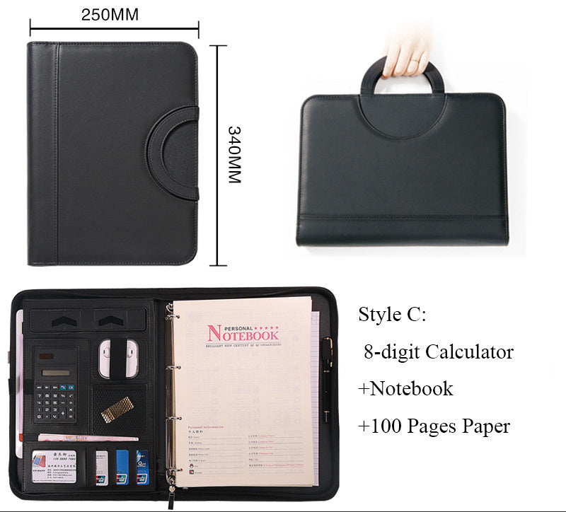A4 Multifunctional Portable Zipper Bag