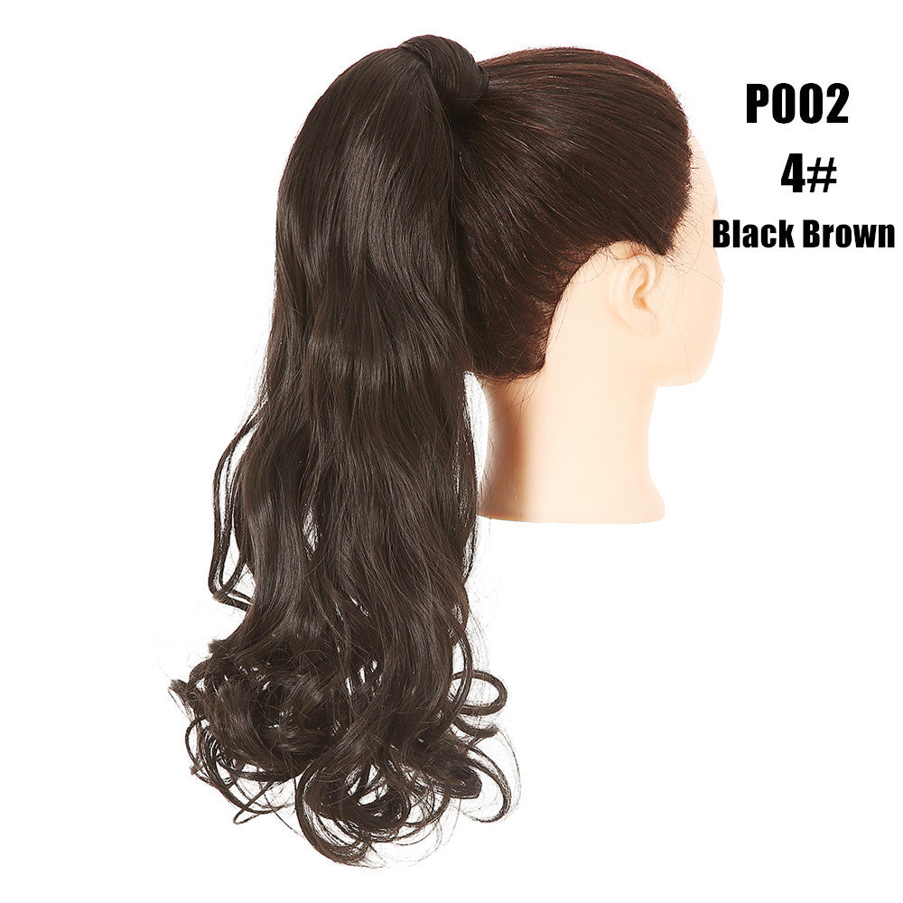 European And American Style Fluffy Natural Ponytail Wig