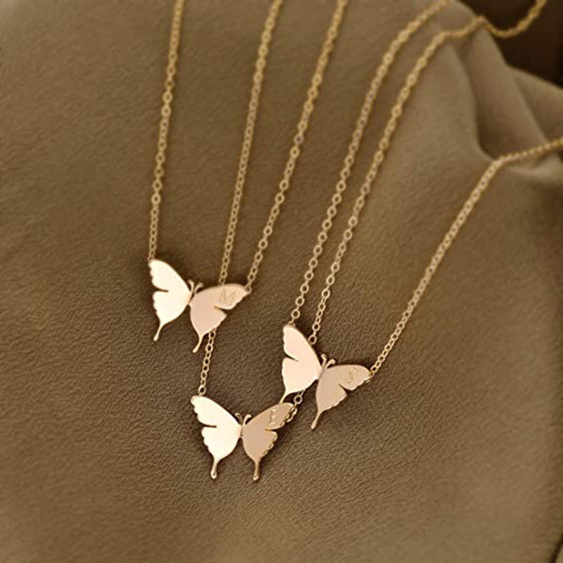 Geometric Butterfly Pendant