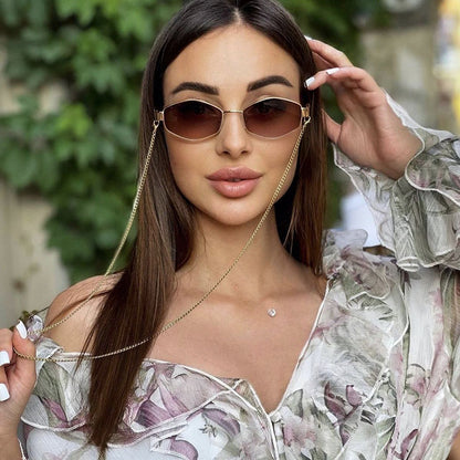 Women's Fashion Personality Chain Sunglasses