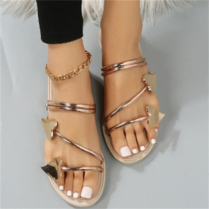 Heart Shape Summer Flat Slippers