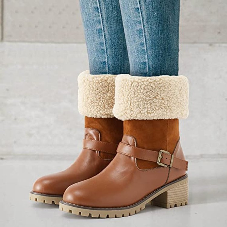 Round Toe Western Boots For Women