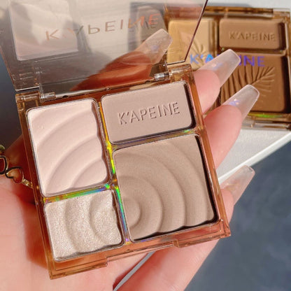 Four Colors Matte Brightening Highlight Eyeshadow