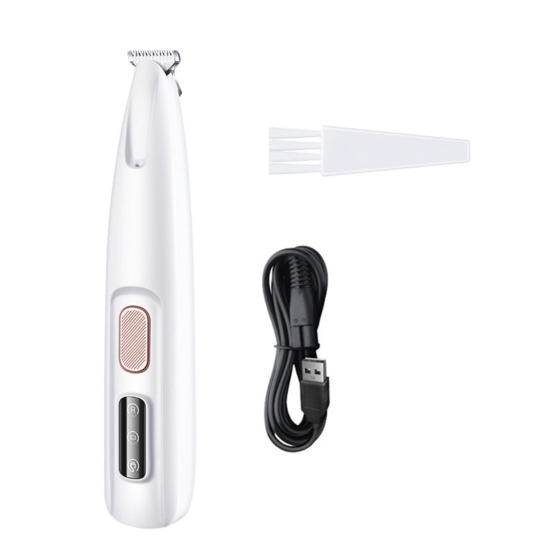 Waterproof LED Dog Paw Trimmer & Pet Hair Clippers