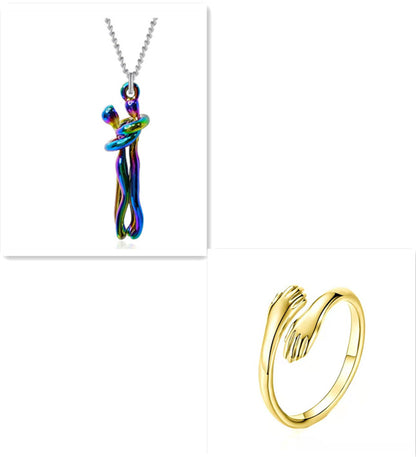Love Hug Necklace For Men And Women