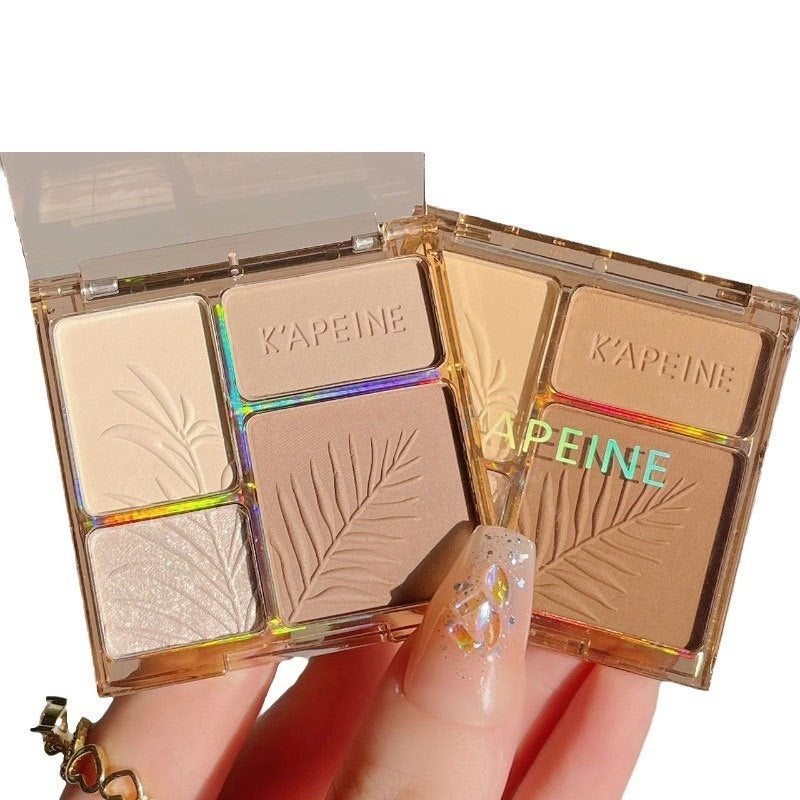 Four Colors Matte Brightening Highlight Eyeshadow
