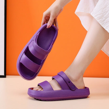 3cm Thick Bottom Adjustable Outdoor Sandals For Men And Women