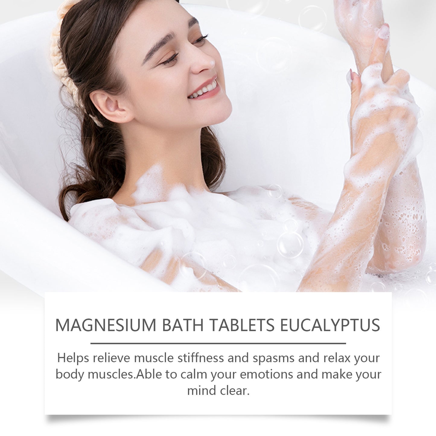 Eucalyptus Essential Oil Magnesium Bath Tablets