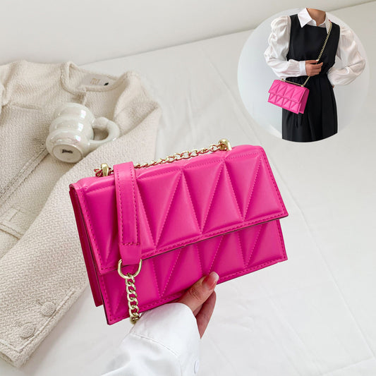 Small Square Crossbody Chain Shoulder Bag