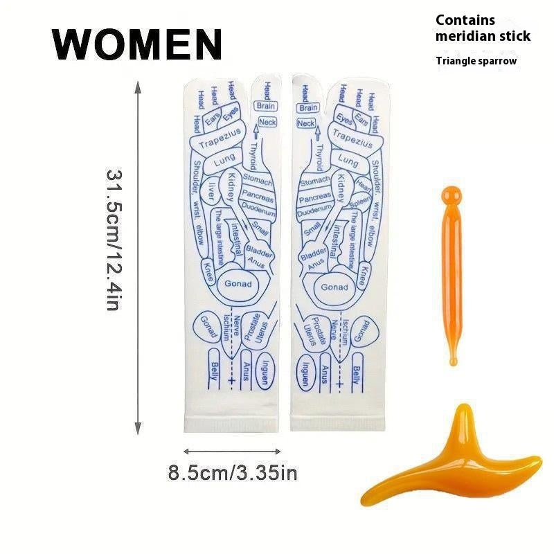 Massage Relieve Tired Feet  Acupressure Foot Massager Reflexology Socks