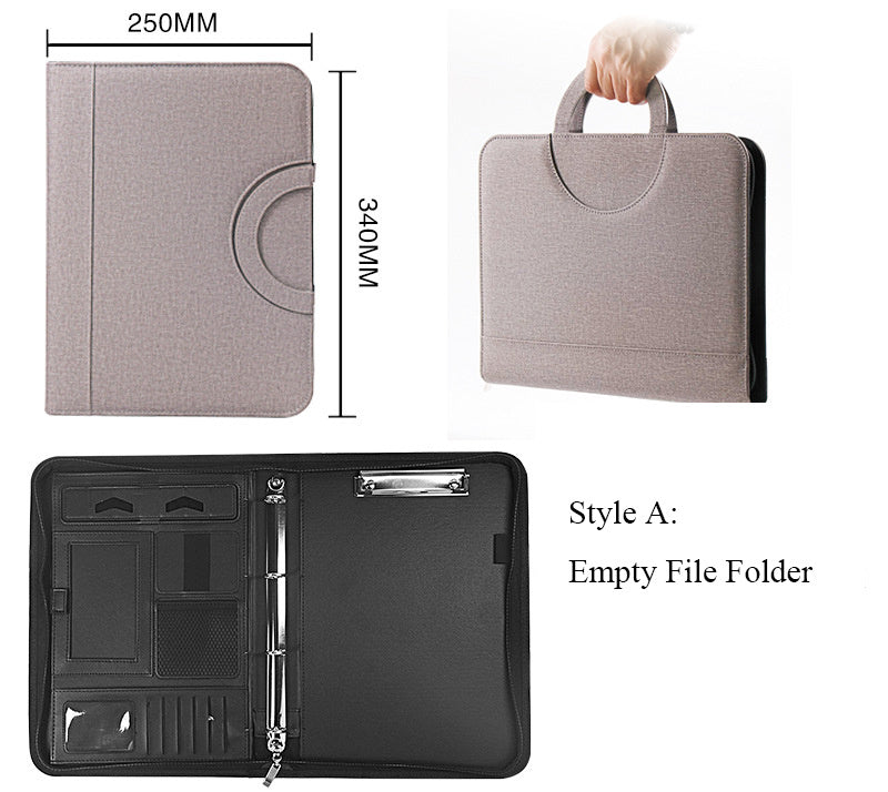 A4 Multifunctional Portable Zipper Bag