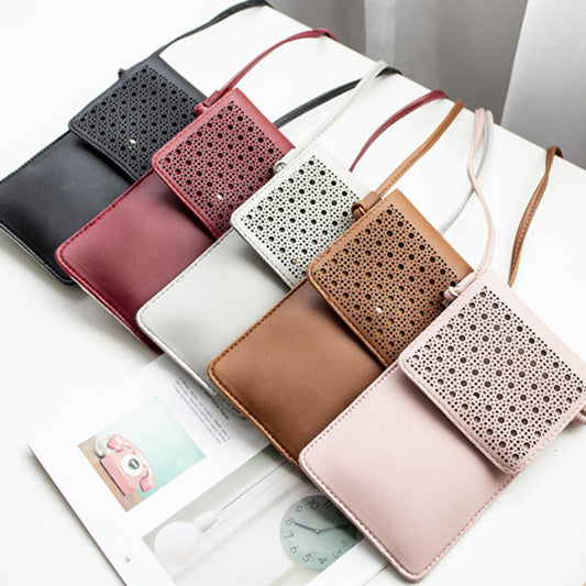 Cross Body Mobile Phone Touching Screen Mini Purse Bag